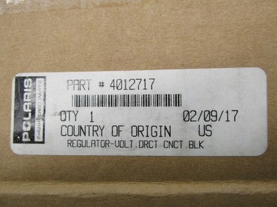 Polaris Genuine OEM NOS Voltage Regulator Rectifier 4012717