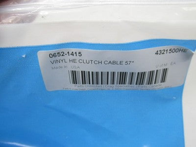 Drag Specialties NOS 4321500HE Black Vinyl Clutch Cable 0652-1415