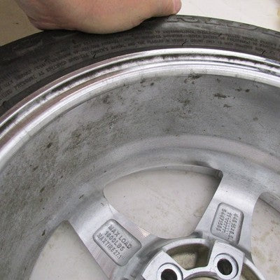 Pair of Milanni 15" x 6.5" Chrome Trike Wheel Tri Glide 185/60R15 Tire