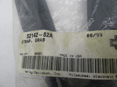 Harley-Davidson Genuine NOS Black Passenger Seat Grab Strap 52142-82A