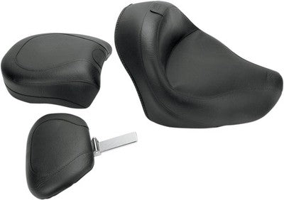 Mustang Wide Touring Two-Piece Seat with Driver Backrest 79391