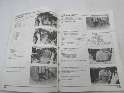 Honda Official Factory 1989-1990 GB500 Motorcycle Service Shop Manual