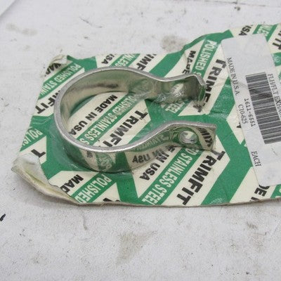 TrimFit NOS Harley Davidson FLH/FLT Exhaust Clamp Polished Stainless 1