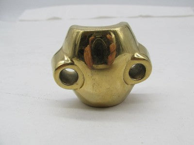 Harley-Davidson Polished Gold Front Axle Lower Clamp Cover Fork Cover
