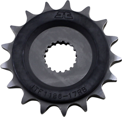 JT Countershaft Sprocket — Rubber-Cushioned 17-Tooth JTF1186.17RB