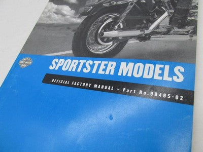 Harley-Davidson Official Factory 2002 Sportster Parts Catalog Book 99495-02