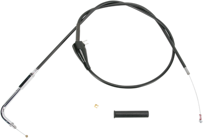 Drag Specialties Black Vinyl Idle Cable 0651-0138