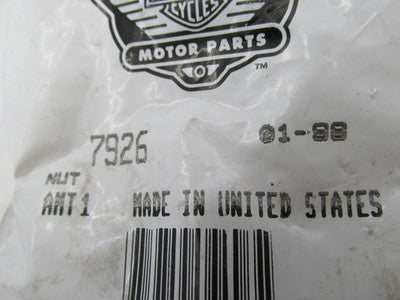 Harley Davidson Genuine NOS Sportster Starter Crank Nut 7926