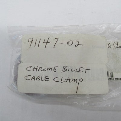 Harley-Davidson Genuine OEM NOS Chrome Billet Clutch Cable Clamp 91147