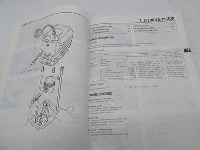 Honda Official Factory 1985-1987 CH80 Elite Motorcycle Service Manual