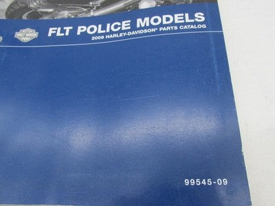 Harley-Davidson Official Factory 2009 FLT Police Models Parts Catalog