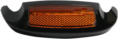 Custom Dynamics Front LED Fender Tip Housing Black - Amber/Amber GEN-F