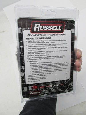Russell NOS Stainless Steel Brake Lines 28" Renegade R58103B 1741-0075