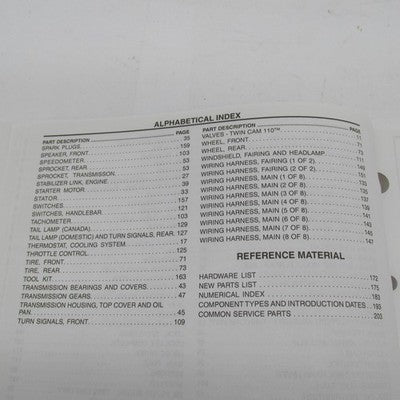 Harley Davidson Official Factory 2016 FLHXSE Model Parts Catalog 99433