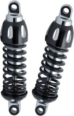 Emgo Custom Shorty Shocks Chrome/Black Eye Lower Mounting w/o Shroud 1