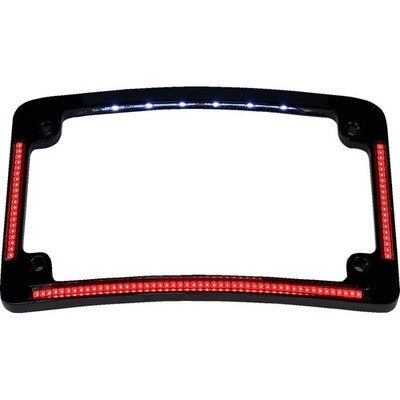 Custom Dynamics Radius License Plate Frame with Red Leds TF08-B