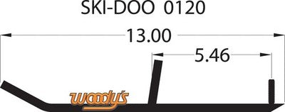 Woody's Wear Bars for Mini Sleds Standard RUS-0120