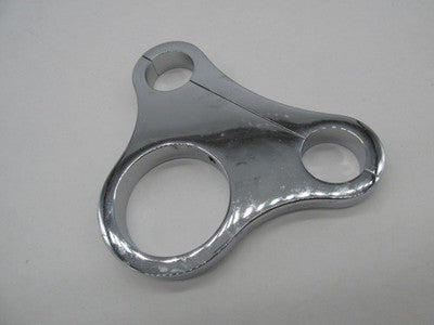 Harley Davidson Chrome Mini Gauge Fork Mount 1-7/8" Clamp Used