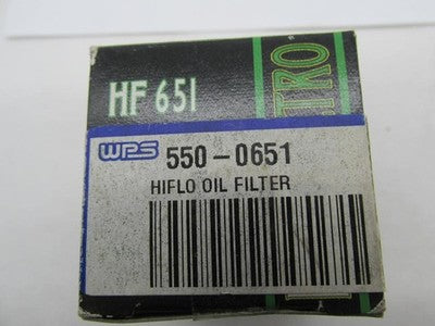 Hiflo Filtro Motorcycle Cartridge Oil Filter HF-651