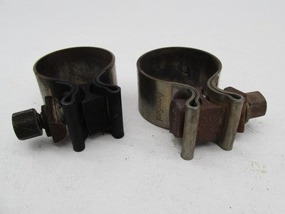 Pair of Harley-Davidson Genuine 1-3/4" 1.75" Exhaust Muffler Clamps