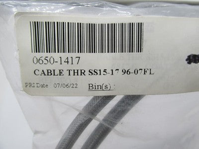 LA Choppers NOS 15"-17" Stainless Braided Throttle Cable 0650-1417 | L