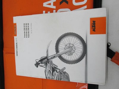 KTM 2015 Freeride Free Ride Motorcycle Owner's Manual with Portfolio