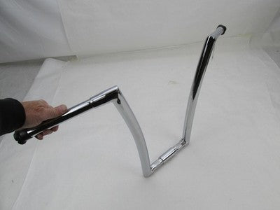 Todd's Cycle NOS 1-1/4" Strip Springer Handlebars 17" Rise, Chrome 06