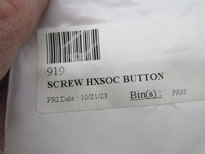 Lot of 4 Harley Genuine NOS 1/4"-28 x 3/4" Hex Socket Button Head Scre