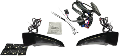 Custom Dynamics Sequential Tour-Pak Backrest LEDs CD-TPBR-14-SB