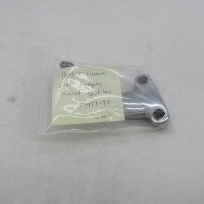 Harley-Davidson OEM 91-03 Sportster XL Chrome Left Footpeg Mount 50951