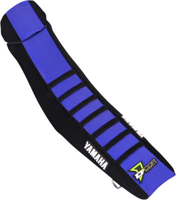 D'COR Seat Cover Blue/Black Ribs 3050102