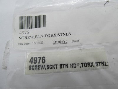 Lot of 3 Harley Davidson NOS OEM Torx Socket Button Head Screw 4976
