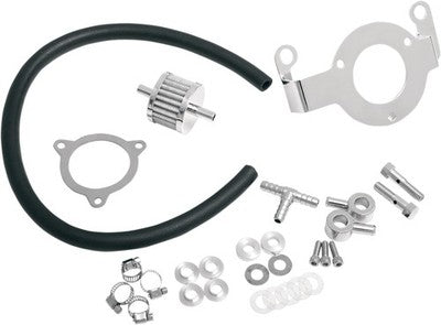 Drag Specialties Crankcase Breather/Support Bracket Kit 1013-0036
