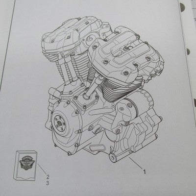 Harley Davidson Official Factory 2018 Softail Models Parts Catalog 940