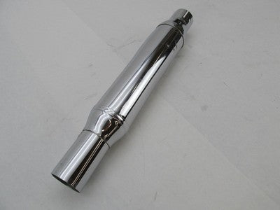 Harley-Davidson Chrome 16-3/8" inch Long 1.75" Mid Exhaust Pipe Muffle