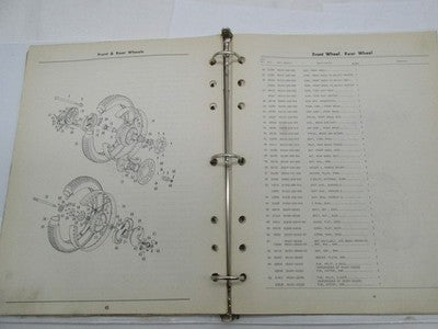 Honda Official Factory 1973 XL 350 HC35851 Parts Catalog Manual