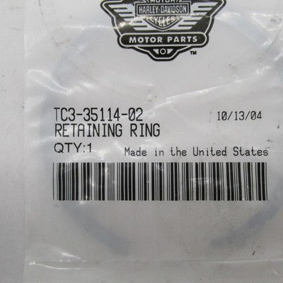 Lot of 2 Harley-Davidson OEM NOS Main Bearing Retaining Ring TC3-35114