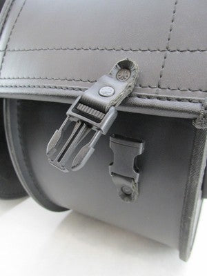 Pair of Viking Bags Harley Davidson Black Semi Rigid Lockable Saddleba