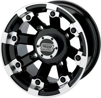 Moose Racing Type 393X Wheels 14x8 - 4+4 Offset - 4/156 Black Rear 023