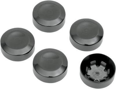 Drag Specialties Rear Pulley Bolt Cover Black 1201-0598