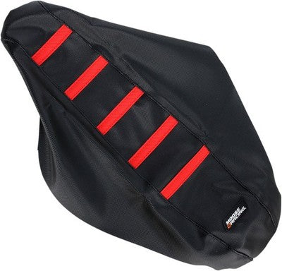 Moose Racing Ribbed Seat Cover Red 0821-1786