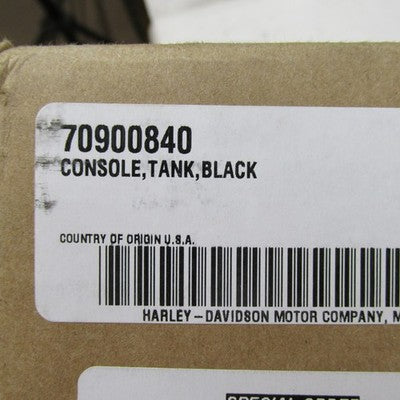 Harley-Davidson OEM 21-23 Touring Street Glide Fuel Tank Console Black
