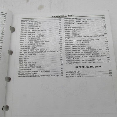 Harley Davidson Official Factory 2008 Touring Models Parts Catalog 994
