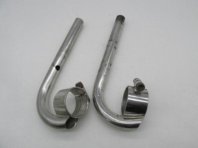 Custom Motorcycle Cafe Racer 54mm Fork Tube Clip-Ons Curved 1" Bars Ha