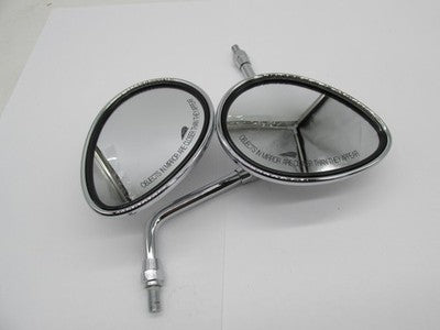 Indian Genuine OEM Pair of Chrome Mirrors 2635789-156 2635787-156
