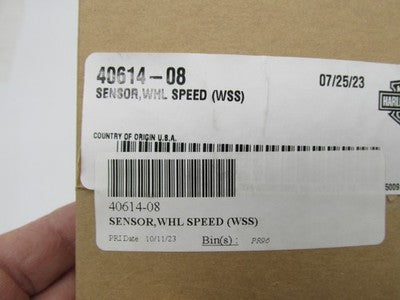 Harley Davidson Genuine NOS Wheel Speed Sensor 40614-08