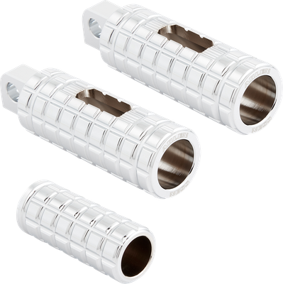 Arlen Ness Cush Footpegs Chrome Male 400-031