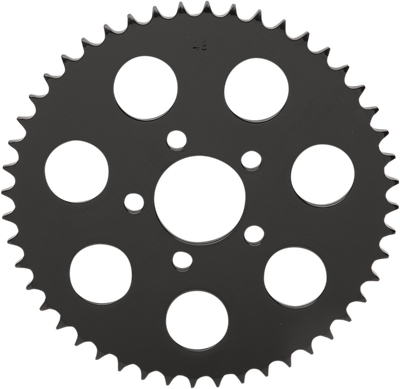 Drag Specialties Gloss Black 530 Chain Conversion Rear Sprocket 48-T Flat - 2...