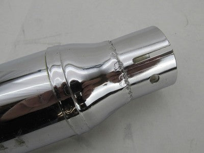 Harley-Davidson Chrome 16-3/8" inch Long 1.75" Mid Exhaust Pipe Muffle