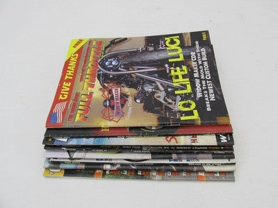 Mixed Lot of 10 Harley Davidson Chopper Magazines Born to Ride America